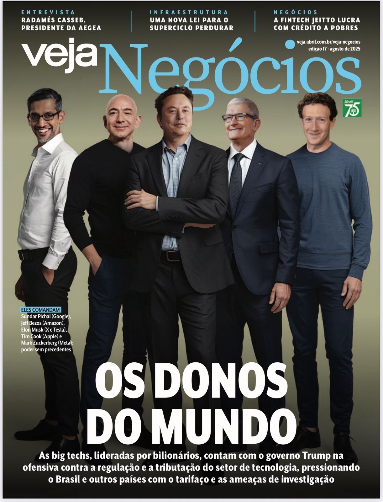 Nova lista de negócios na Veja Negócios
