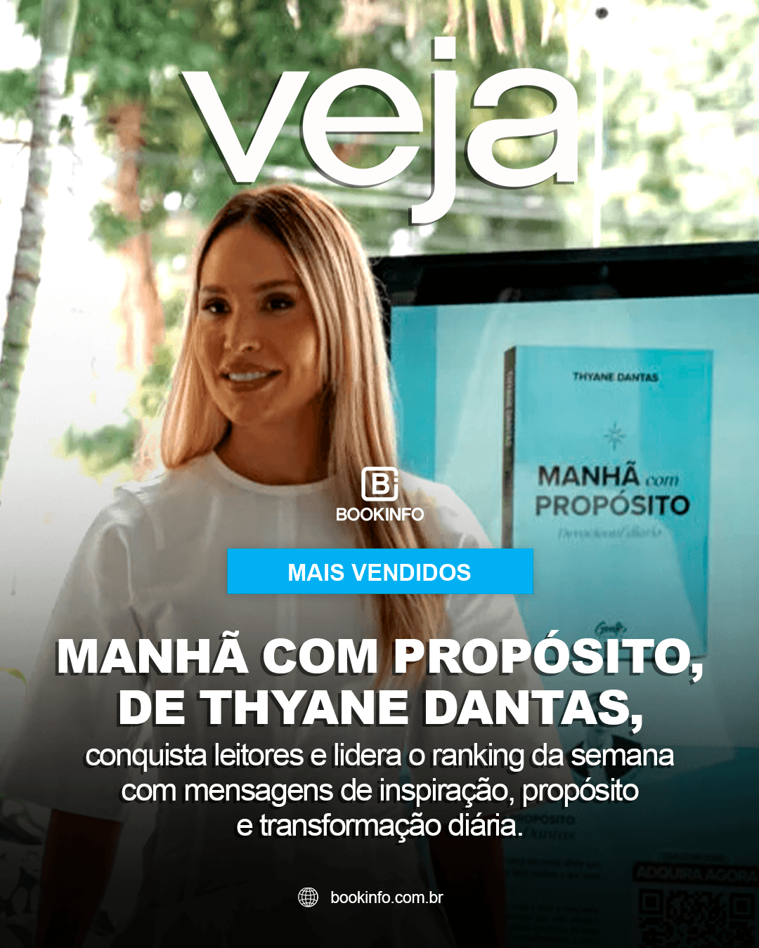 “Manhã com propósito” lidera Não Ficção e movimenta nova lista de mais vendidos da Veja