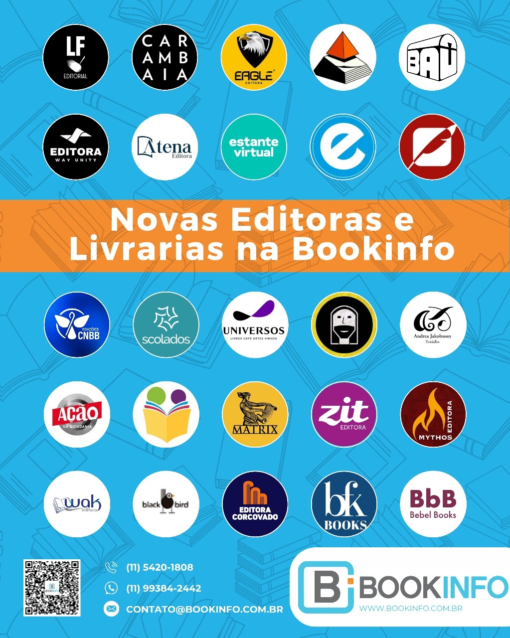 Novas Editoras e Livrarias na Bookinfo: ampliando o catálogo 