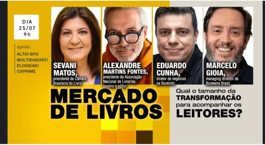Bookinfo participa de debate sobre o futuro do mercado editorial e a experiência do leitor