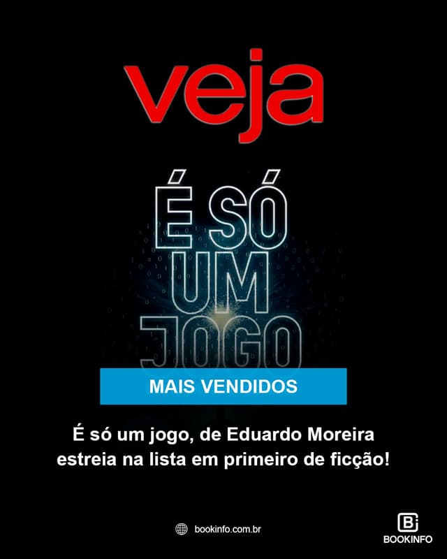 Ranking Veja: livros mais vendidos da semana com dados da BookInfo