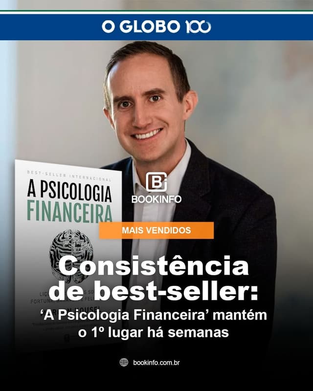 A Psicologia Financeira mantém o 1º lugar há semanas
