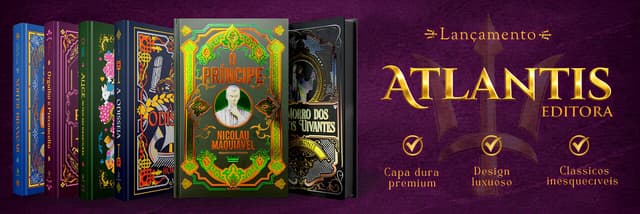 Editora Online lança Atlantis, selo que resgata clássicos da literatura, filosofia e desenvolvimento humano em edições colecionáveis