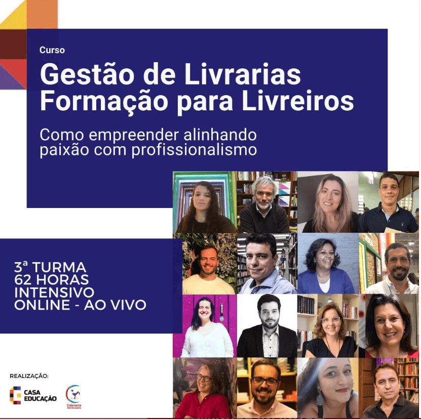 A Bookinfo vai sortear uma vaga no curso: Gestão de Livrarias da Casa Educação