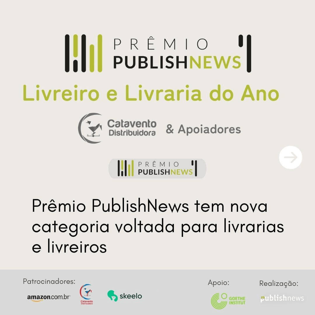Bookinfo apoia Prêmio Catavento/Prêmio Publishnews que vai eleger a melhor Livraria Destaque e Livreiro do Ano