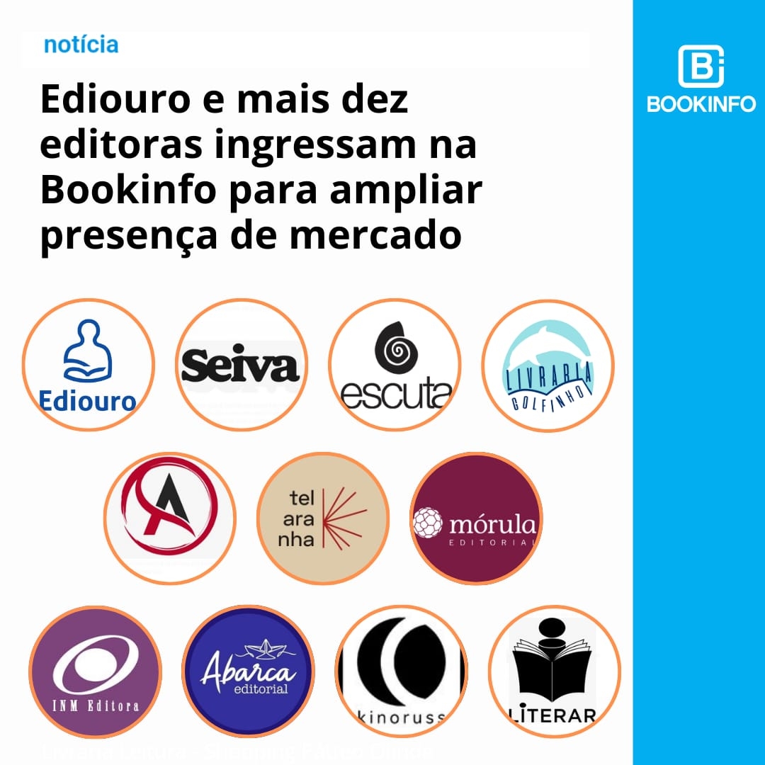 Ediouro e mais dez editoras ingressam na Bookinfo para ampliar presença de mercado