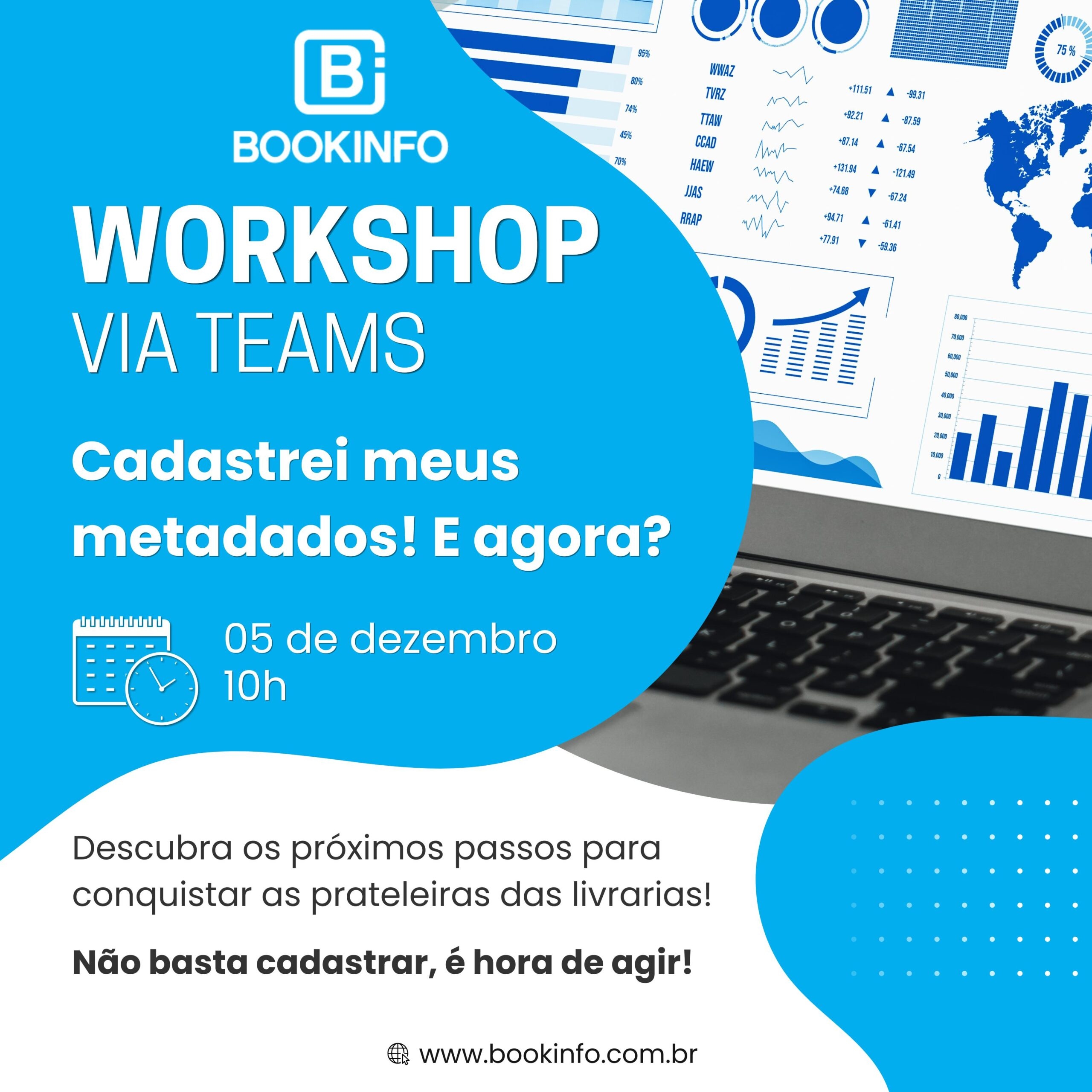 Workshop da Bookinfo orienta editoras sobre os próximos passos após o cadastro de metadados