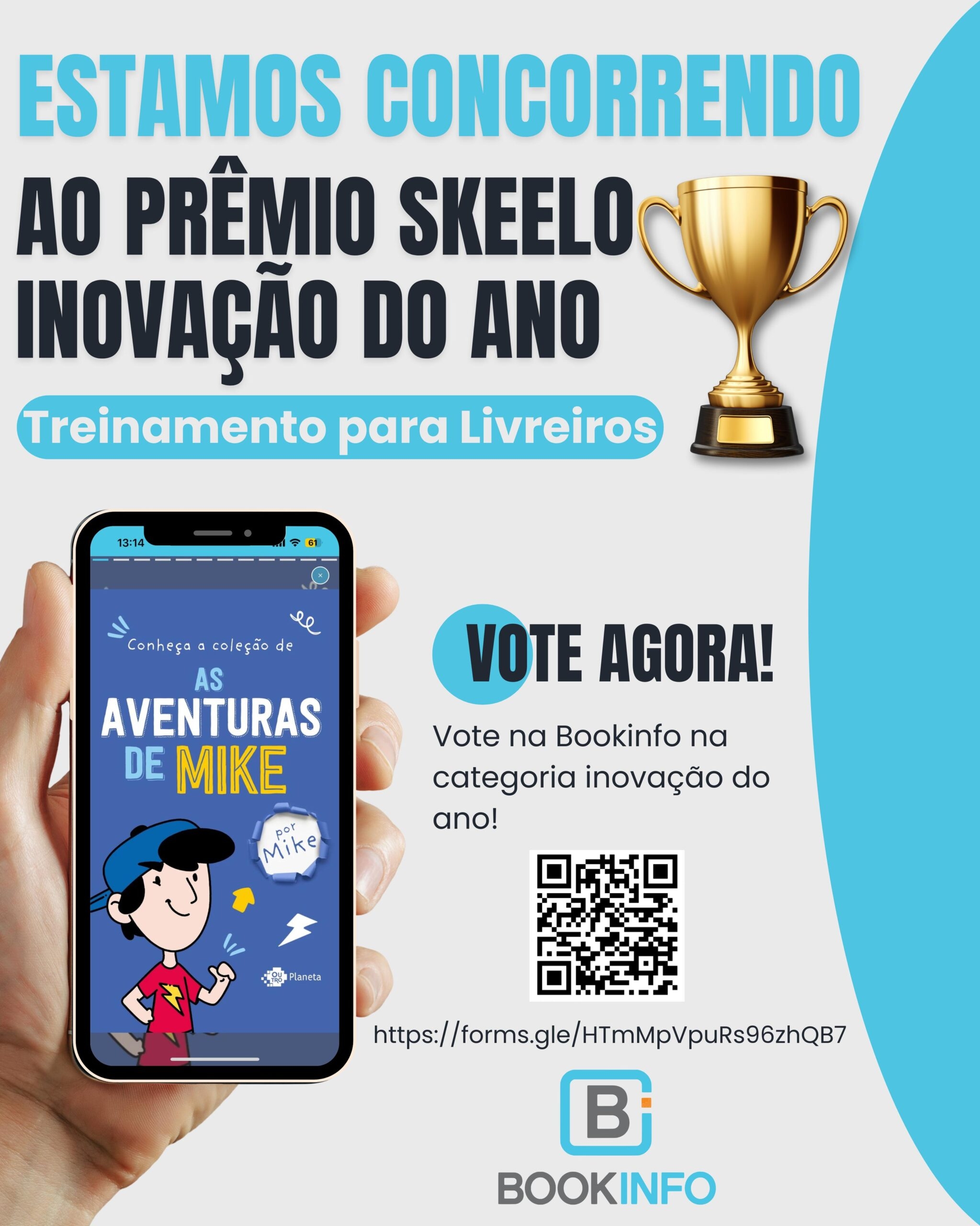 Estamos entre os finalistas do Prêmio Skeelo – Inovação do Ano!