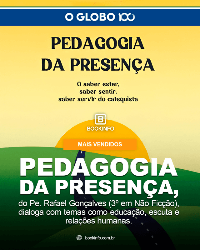 Pedagogia da Presença é destaque na Lista de Mais Vendidos do O Globo