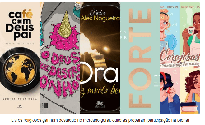 Crescimento no setor de religiosos, não só reflete uma resposta às necessidades dos consumidores, segundo a Bookinfo, mas também fortalece a diversidade de opções disponíveis no mercado