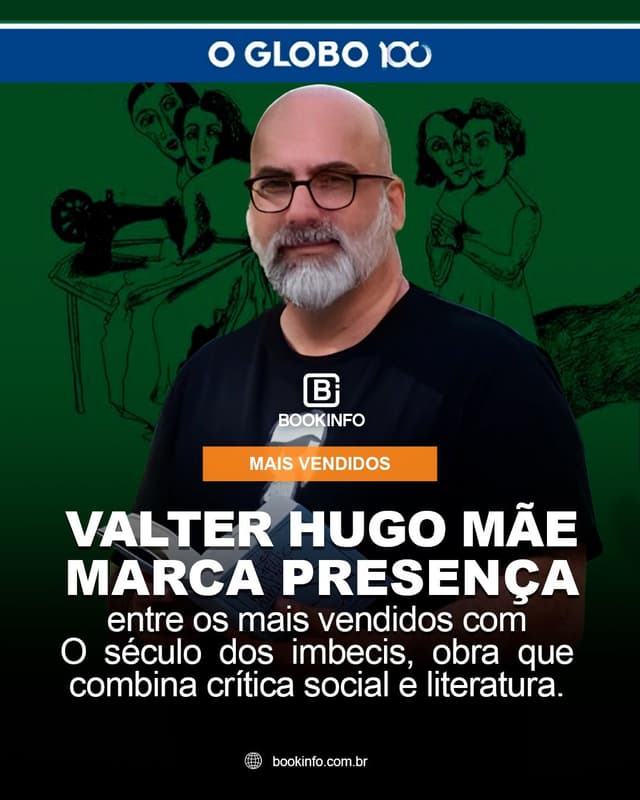 Valter Hugo Mãe retorna aos mais vendidos com uma fábula sobre as contradições humanas