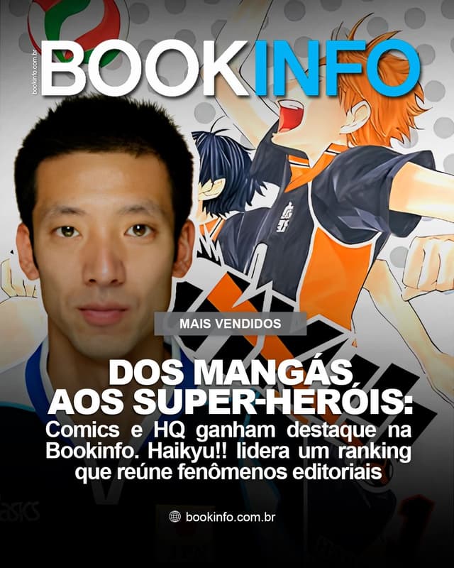 Mangás e HQs em alta: Haikyu!! lidera uma das categorias mais aquecidas da Bookinfo
