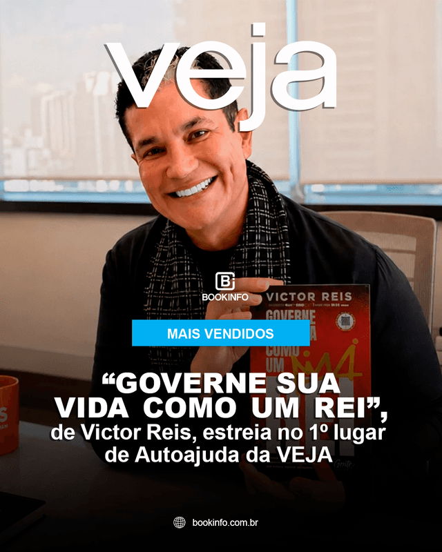 Mais vendidos da VEJA: Victor Reis estreia na liderança e Socorro Acioli ocupa três posições em Ficção