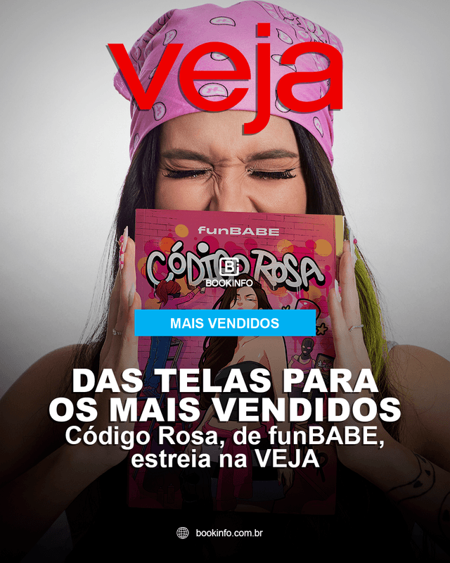 Das telas para os mais vendidos: Código Rosa, de funBABE, é destaque na lista da VEJA