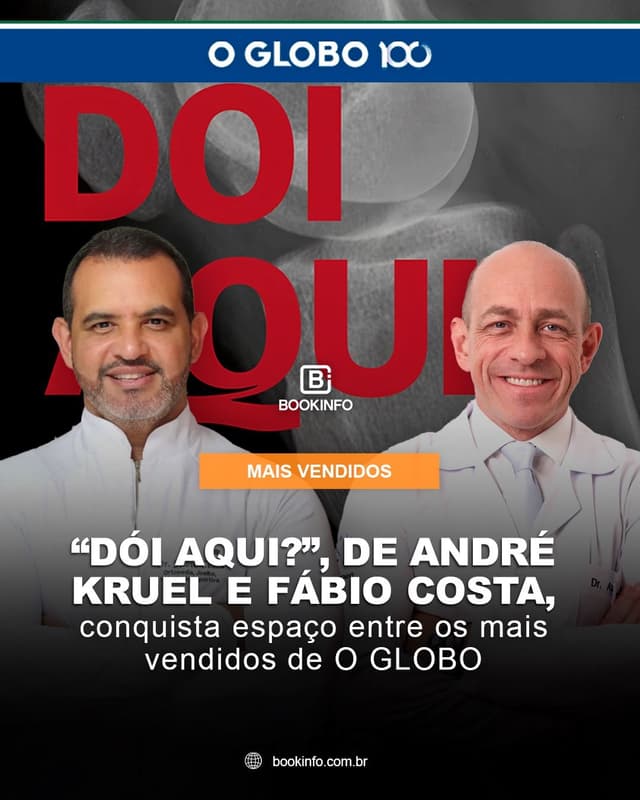 “Dói aqui?” conquista destaque entre os livros mais vendidos de O GLOBO